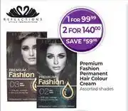 Dis-Chem Reflections Premium Fashion Permanent Hair Colour Cream Assorted Shades-For 1 offer