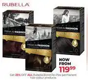 Dis-Chem Rubella Bond Re Plex Permanent Hair Colour Products offer