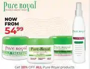 Dis-Chem Pure Royal Hair Care Products offer