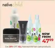 Dis-Chem Native Child Hair Care Products offer