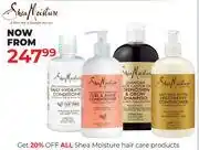 Dis-Chem Shea Moisture Hair Care Products offer