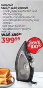 Dis-Chem Stellar Ceramic Steam Iron 2200W offer