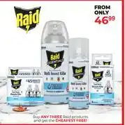 Dis-Chem Raid Products offer
