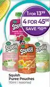 Dis-Chem Squish Puree Pouches Assorted-For 1 x 110ml offer