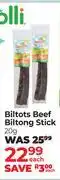 Dis-Chem Olli Biltots Beef Biltong Stick-20g Each offer