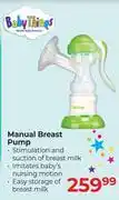 Dis-Chem Baby Things Manual Breast Pump offer