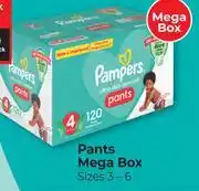 Dis-Chem Pampers Pants Mega Box (Sizes 3-6)-Per Pack offer