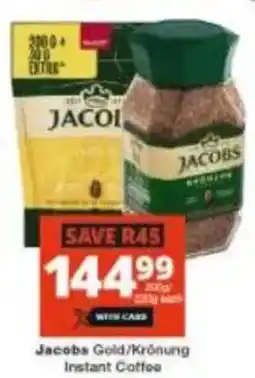Checkers Jacobs Gold/ Krönung Instant Coffee offer