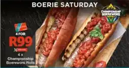 Checkers Championship Boerewors Rolls offer