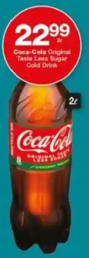 Checkers Coca-Cola Original Taste Less Sugar Cold Drink offer