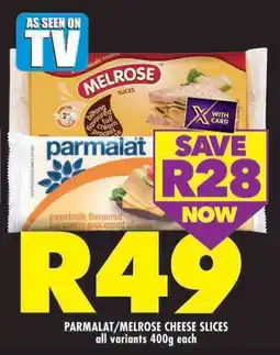 Shoprite Parmalat/ melrose cheese slices all variants offer
