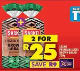 Shoprite Sasko premium slices brown bread offer