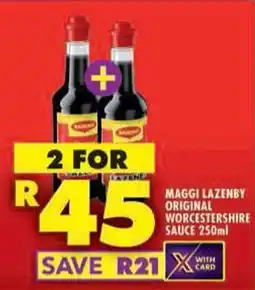 Shoprite Maggi lazenby original worcestershire sauce offer