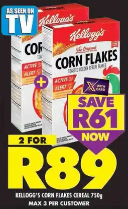 Shoprite Kellogg's corn flakes cereal offer