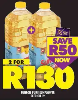 Shoprite Sunfoil pure sunflower seed oil offer