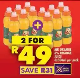Shoprite Mr orange 6% orange juice offer