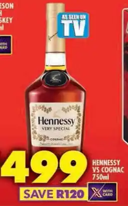 Shoprite Hennessy vs cognac offer
