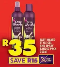 Shoprite Easy waves style gel and spray banded pack offer