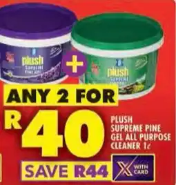 Shoprite Plush supreme pine gel all purpose cleaner offer