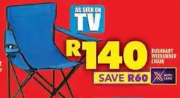 Shoprite Bushbaby weekender chair offer