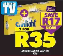 Shoprite Sunlight laundry soap bar offer