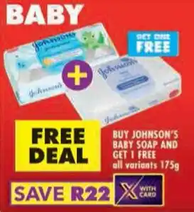 Shoprite Johnson's baby soap offer