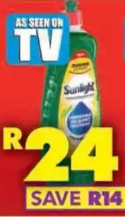 Shoprite Sunlight dishwashing liquid offer