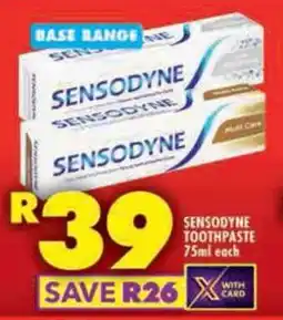 Shoprite Sensodyne toothpaste offer