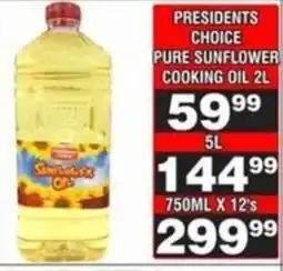 Advance Cash n Carry Presidents choice pure sunflower cooking oil offer