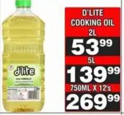Advance Cash n Carry D'lite cooking oil offer