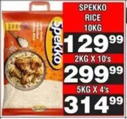 Advance Cash n Carry Spekko rice offer