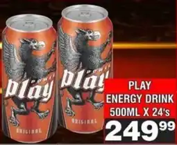 Advance Cash n Carry Play energy drink offer