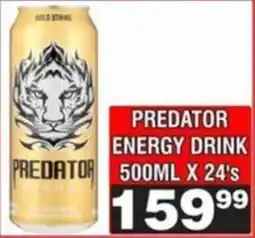 Advance Cash n Carry Predator energy drink offer