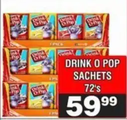 Advance Cash n Carry Drink o pop sachets offer