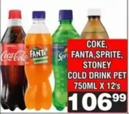 Advance Cash n Carry Coke, fanta, sprite, stoney cold drink pet offer
