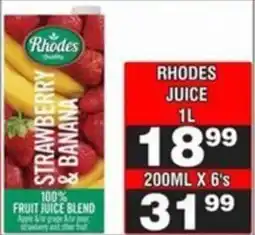 Advance Cash n Carry Rhodes juice offer