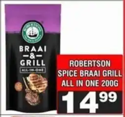 Advance Cash n Carry Robertson spice braai grill all in one offer