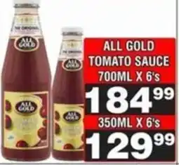 Advance Cash n Carry All gold tomato sauce offer