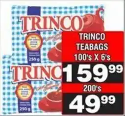 Advance Cash n Carry Trinco teabags offer