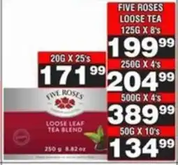Advance Cash n Carry Five roses loose tea offer