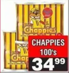 Advance Cash n Carry Chappies offer