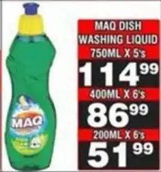 Advance Cash n Carry Maq dish washing liquid offer