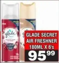 Advance Cash n Carry Glade secret air freshner offer