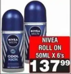 Advance Cash n Carry Nivea roll on offer