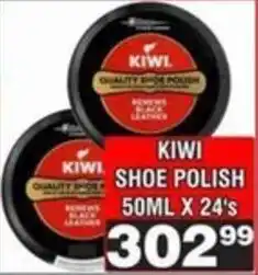 Advance Cash n Carry Kiwi shoe polish offer