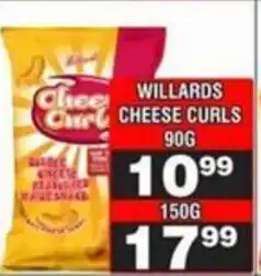 Advance Cash n Carry Willards cheese curls offer
