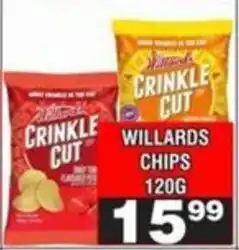 Advance Cash n Carry Willards chips offer