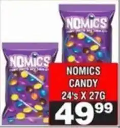 Advance Cash n Carry Nomics candy offer