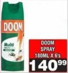 Advance Cash n Carry Doom spray offer
