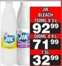 Advance Cash n Carry Jik bleach offer